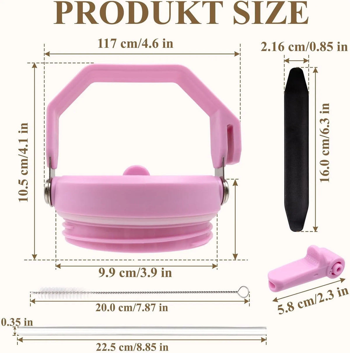 PathGuard Leakproof Lid for Outdoor Hiking and Travel Water Bottles