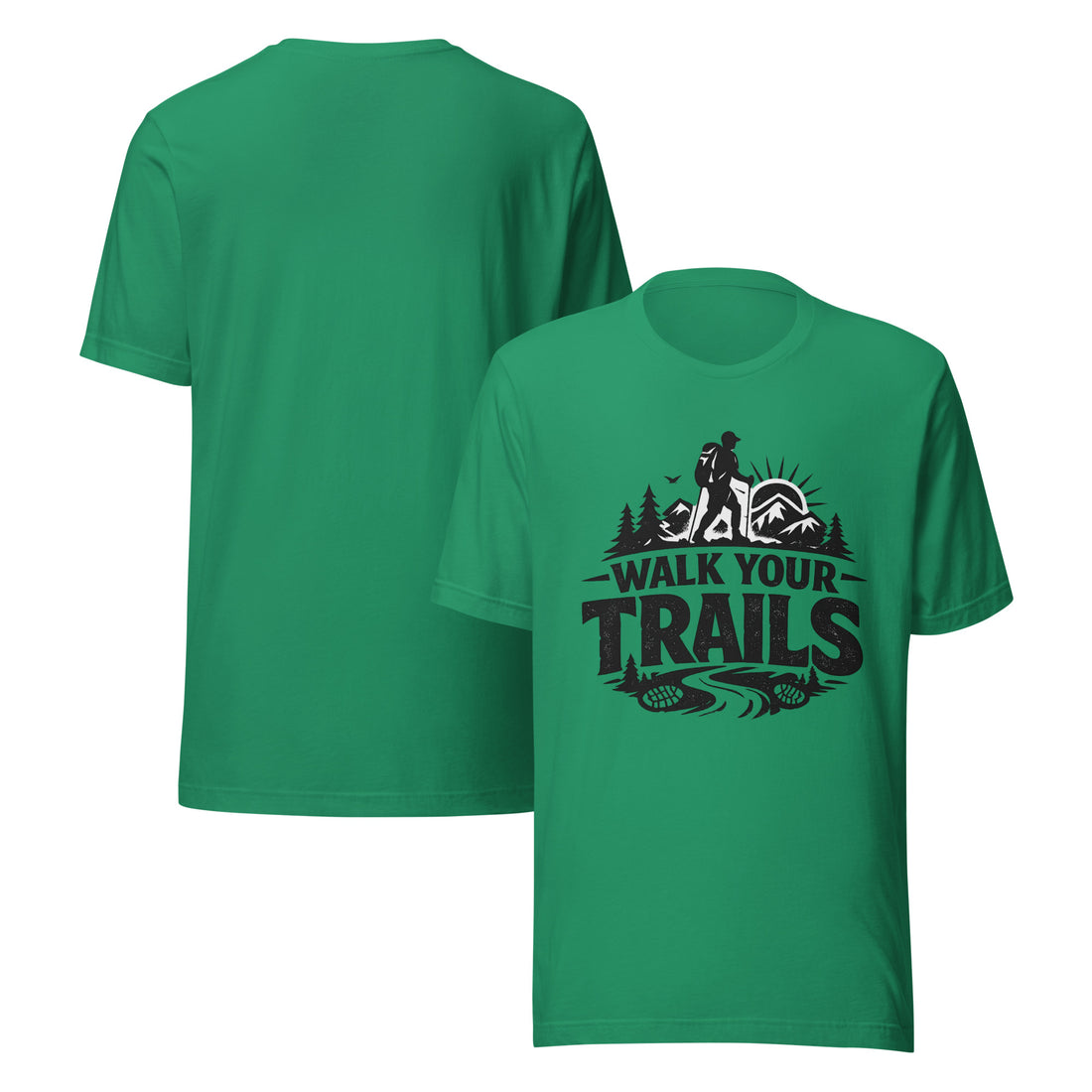 Unisex T-Shirt, Green t-shirt with &