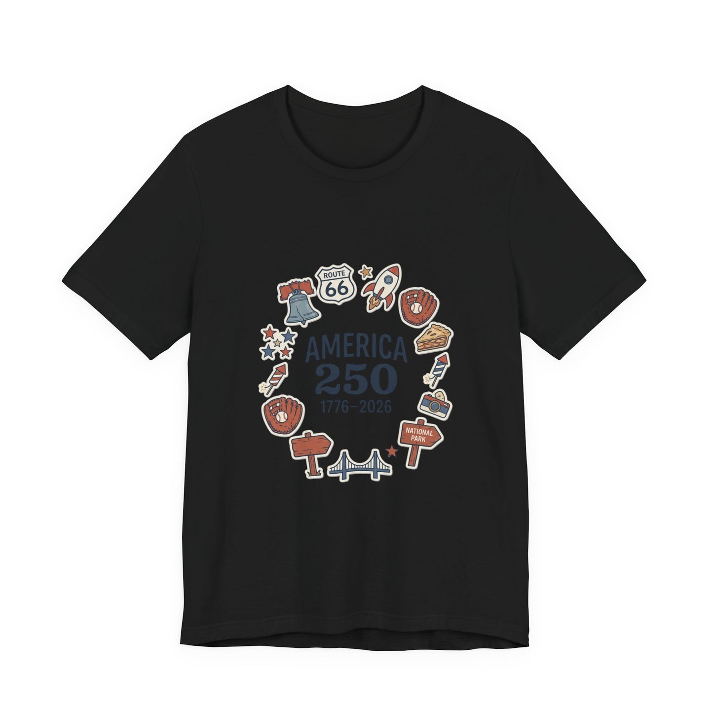 America 250 1776-2026 Tee | 250th Anniversary 4th of July Patriotic
