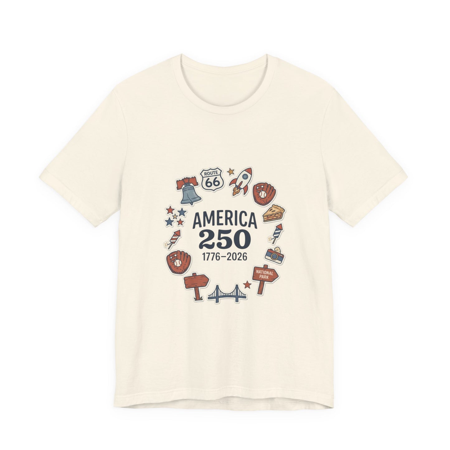 America 250 1776-2026 Tee | 250th Anniversary 4th of July Patriotic