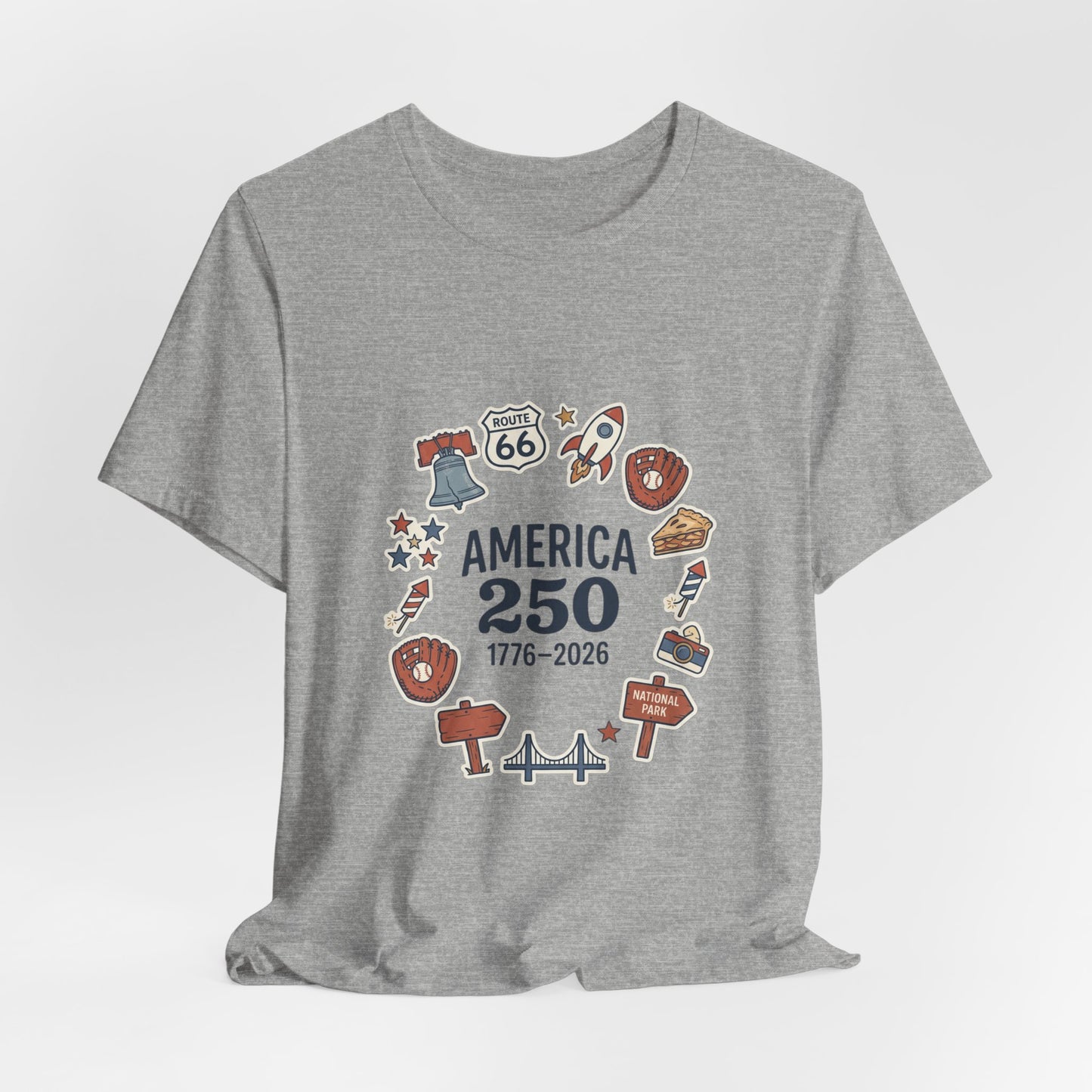 America 250 1776-2026 Tee | 250th Anniversary 4th of July Patriotic
