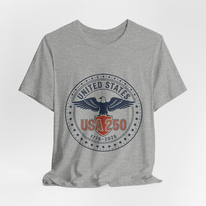 USA 250 Eagle Emblem T-Shirt | 1776-2026 Independence 250th