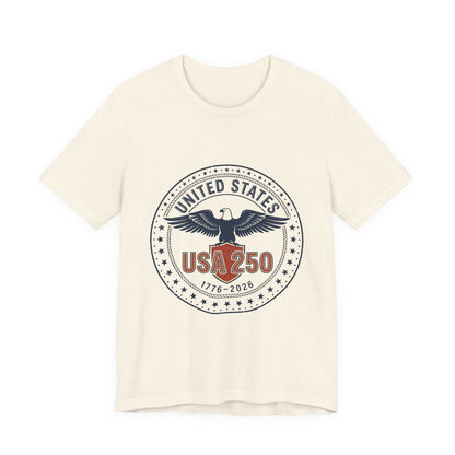 USA 250 Eagle Emblem T-Shirt | 1776-2026 Independence 250th