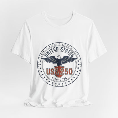 USA 250 Eagle Emblem T-Shirt | 1776-2026 Independence 250th