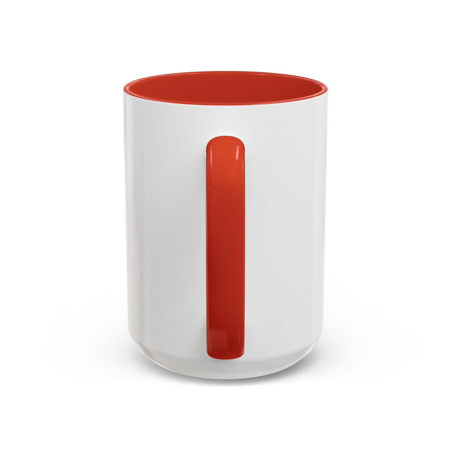 Coffee Mug — 'Life Begins After Coffee' Color Accent Ceramic Mug