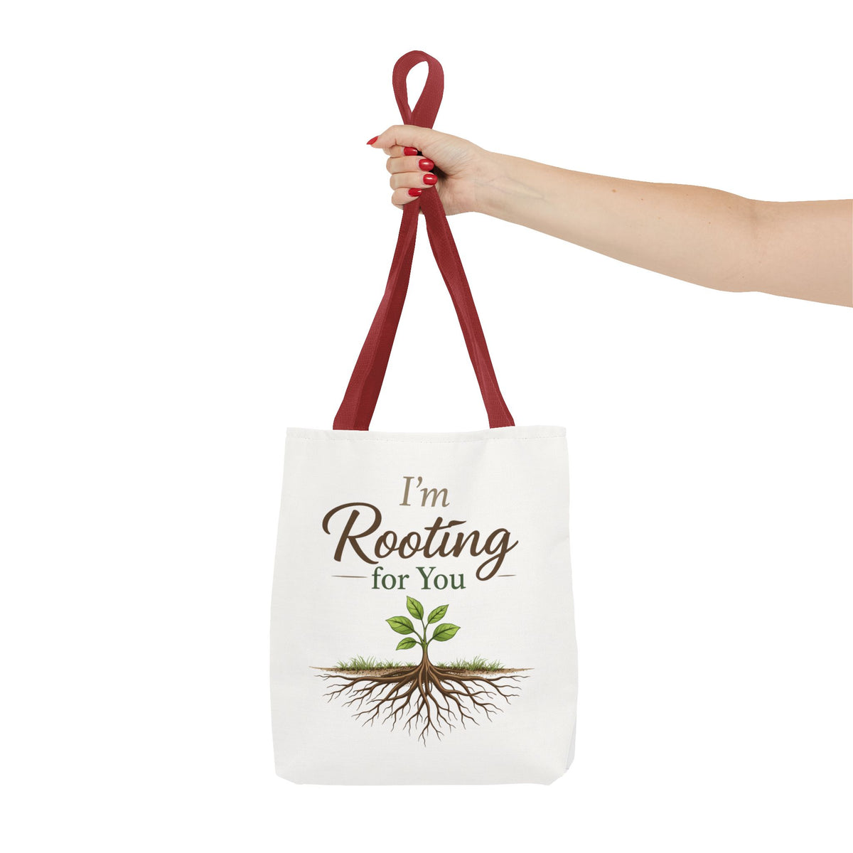 I’m Rooting for You Tote Bag, Tote bag with &