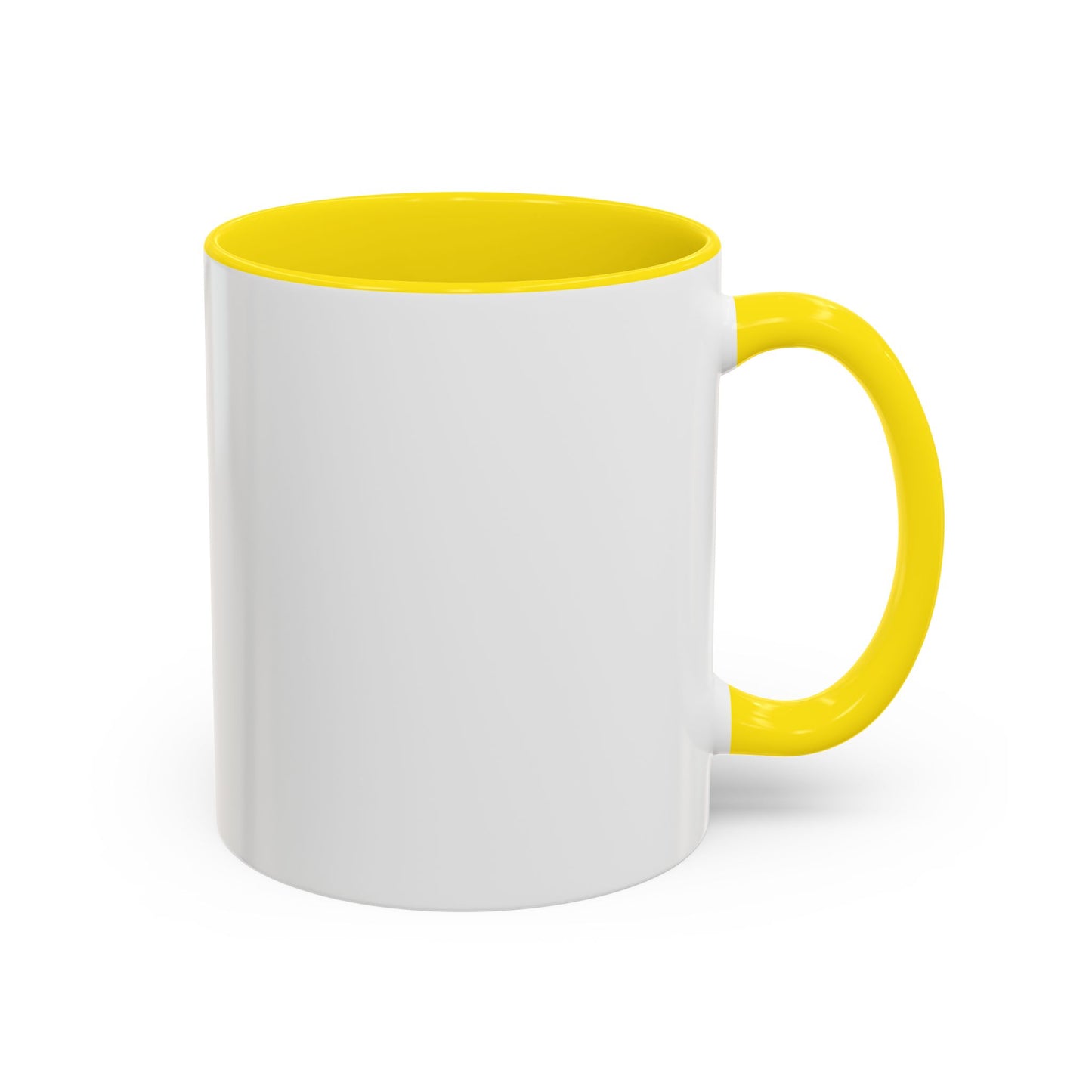 Coffee Mug — 'Life Begins After Coffee' Color Accent Ceramic Mug