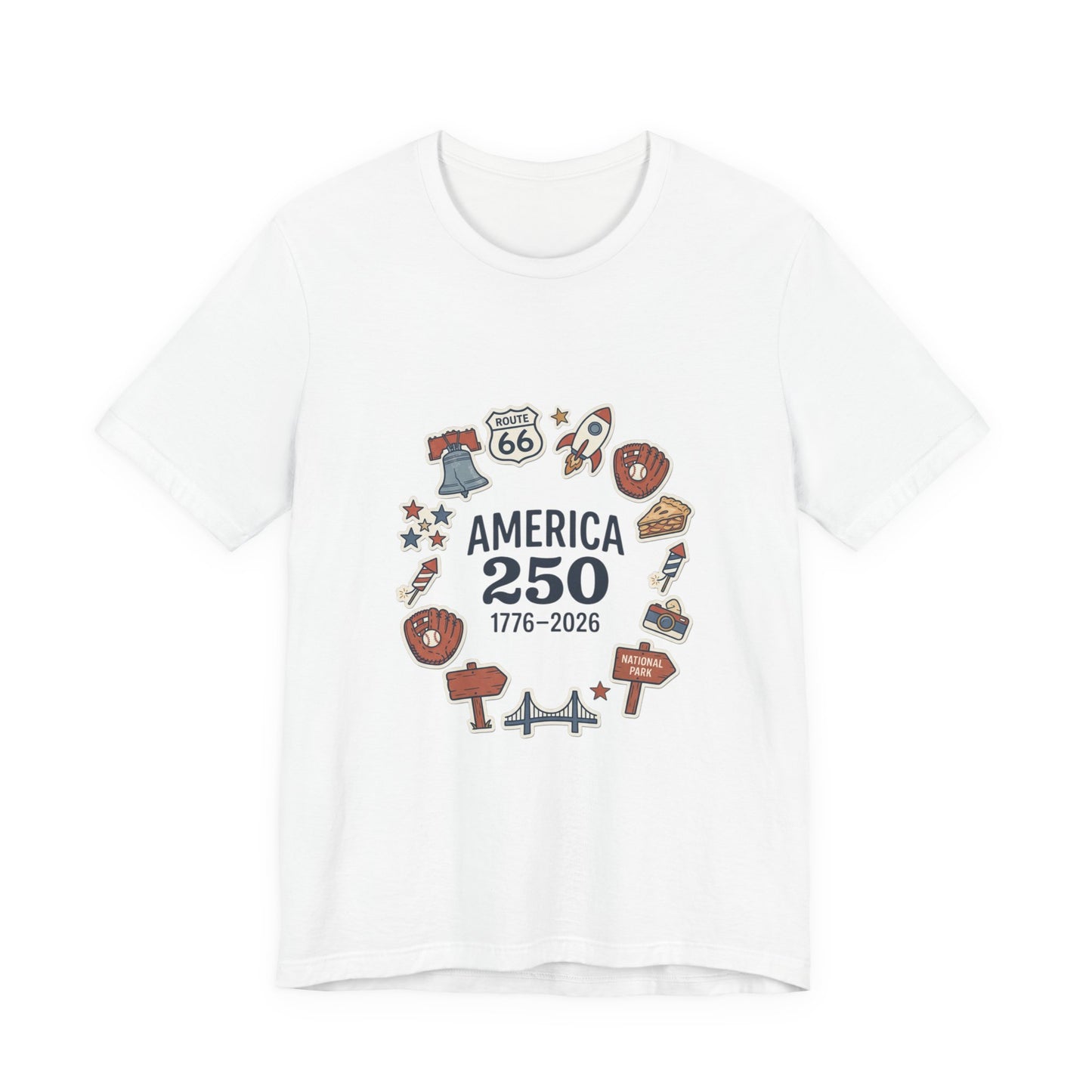 America 250 1776-2026 Tee | 250th Anniversary 4th of July Patriotic