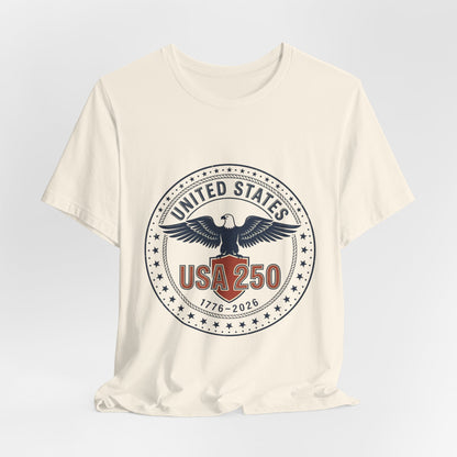 USA 250 Eagle Emblem T-Shirt | 1776-2026 Independence 250th