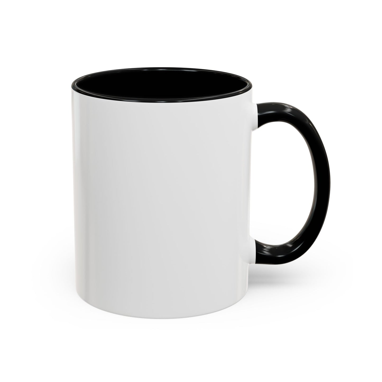 Coffee Mug — 'Life Begins After Coffee' Color Accent Ceramic Mug