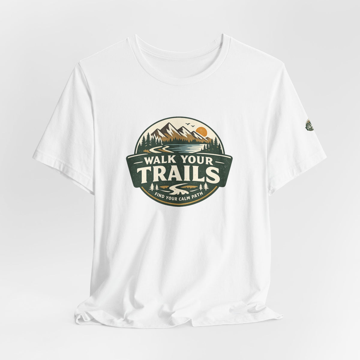 Unisex Jersey Short Sleeve Tee, White t-shirt with &