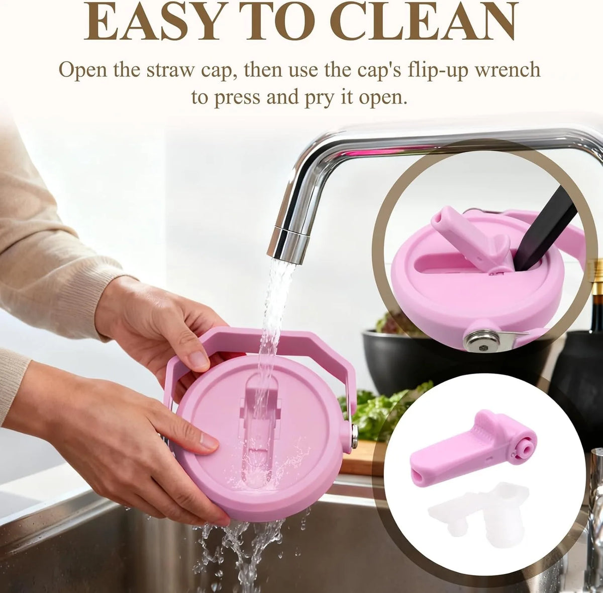 PathGuard Leakproof Lid for Outdoor Hiking and Travel Water Bottles