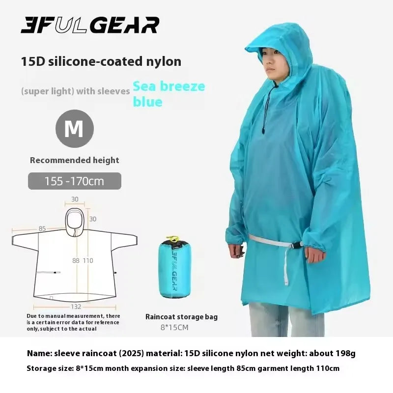 3F UL Gear Waterproof Hiking Rain Jacket