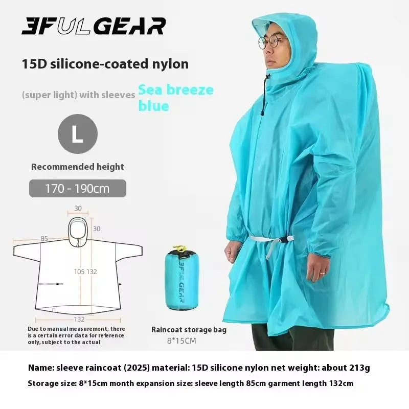 3F UL Gear Waterproof Hiking Rain Jacket