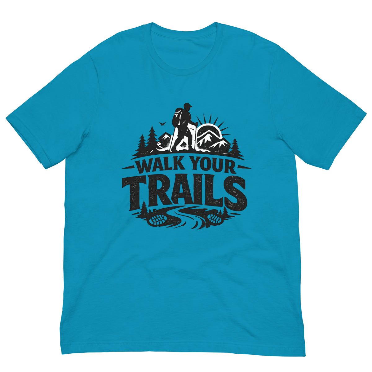 Unisex T-Shirt, Blue t-shirt with &