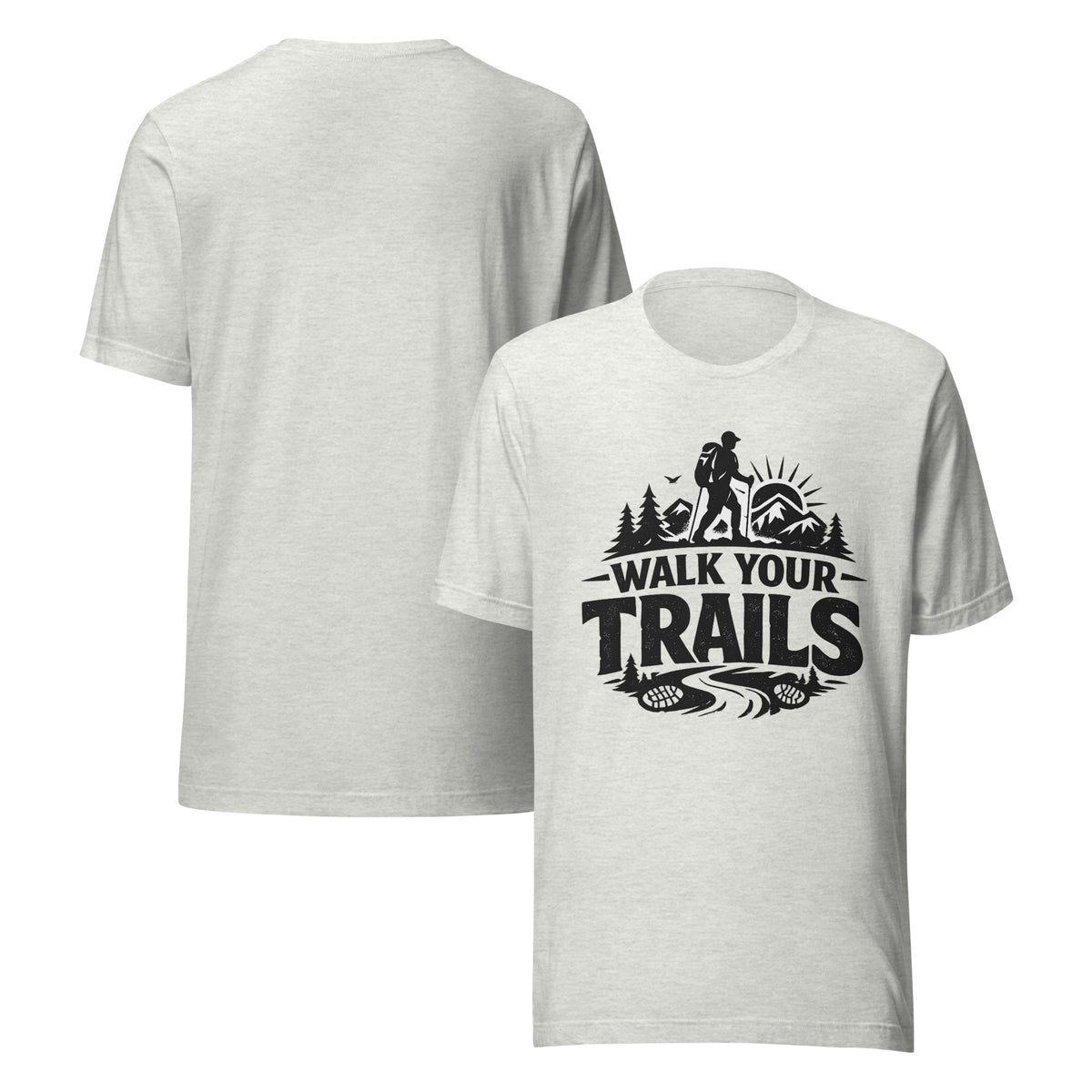 Unisex T-Shirt, White t-shirt with &
