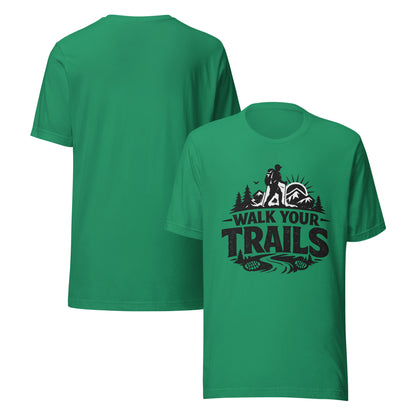 Unisex T-Shirt, Green t-shirt with &