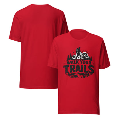 Unisex T-Shirt, Red t-shirt with &
